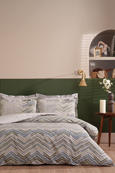 Puffy Rolf Double Ranforce Duvet Cover Set - Gray