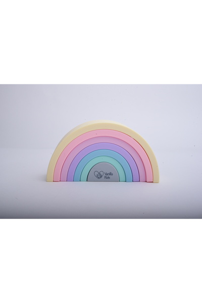 Pitikot Pitikot® Stacking Toy – Rainbow Made of Non-Toxic Silicone, for Babies