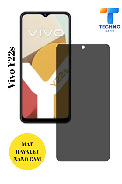 tcover Vivo Y22s Hayalet Cam Mat Nano Ekran Koruyucu Darbelere Karşı Dayanıkl...