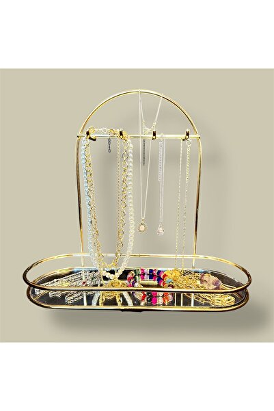 HERALDİS Suport pentru bijuterii cu oglindă de culoare aurie Aurora |   Organ...
