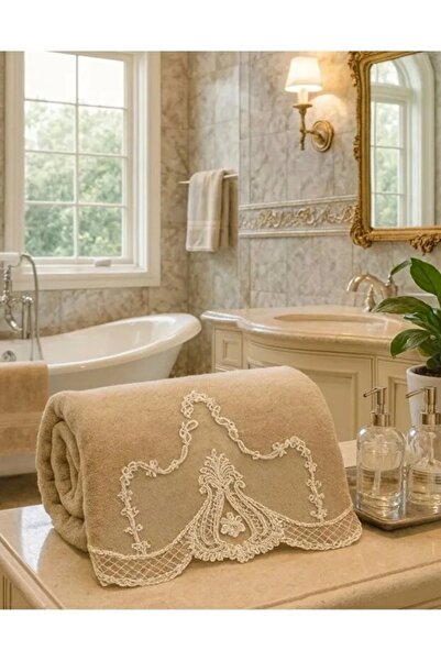 Modares Store Sadem Hand Towel Daily Dowry Velvet Cappuccino 50X90