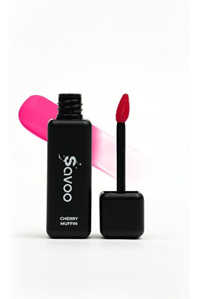 SAVOO صبغة - لون الشفاه والخدود 2 في 1 بنكهة الكرز (خفيف الوزن، يدوم طويلاً، ...