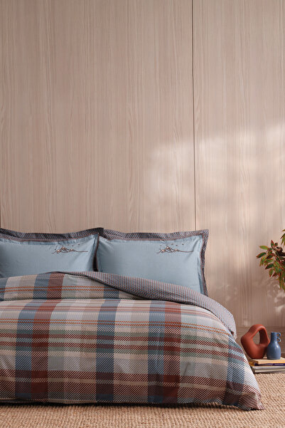 Puffy Set de lenjerie de pat Haus Ranforce pentru pat dublu - Albastru