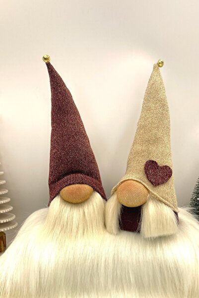 Concept HuBuTU New Year's Gift Set of 2 Love and Luck Dwarf, Gnome, Valentine's Gift, Christmas Ornament, New Year's