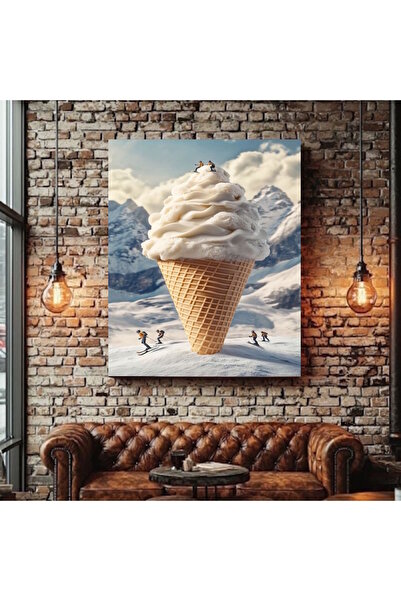 özkacar DONDURMADA DA KAYAK Aİ CAFE RESTORANT DÜKKAN Tablou decorativ pe pânză