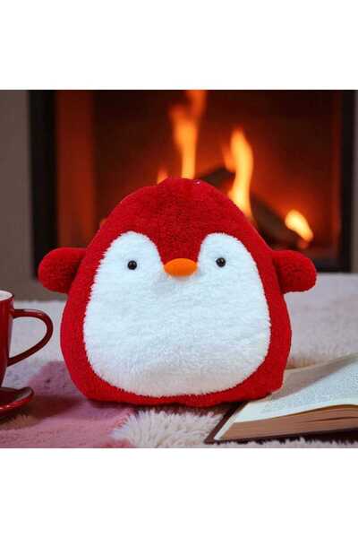 tartamel shop Sevimli Peluş Penguen Yastık 40 cm, Uyku Arkadaşı, Oyuncak ve Ç...