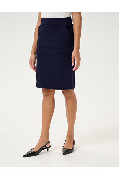 Culture Skirt, Navy Blue