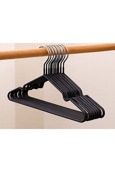 ARVALE 20 Adet Kaydırmaz Silikon Kaplamalı Elbise Askısı Dolap İçi Düzenleyeci