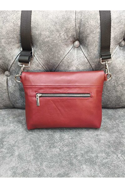 Dein DasLeder Genuine Leather Foldable Bag Burgundy Style