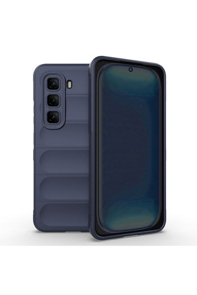 zore حافظة Infinix Hot 50 4G من السيليكون المرن بتصميم MRSA العرقي مع تصميم س...