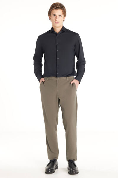 Ted Baker HAKİ BELİ LASTİKLİ TAPERED FİT PANTOLON