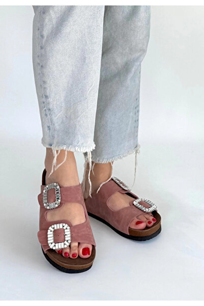 ZENGEZUR MALL Sptrns Nool Powder Nubuck Slippers (144334) (Size: 36)