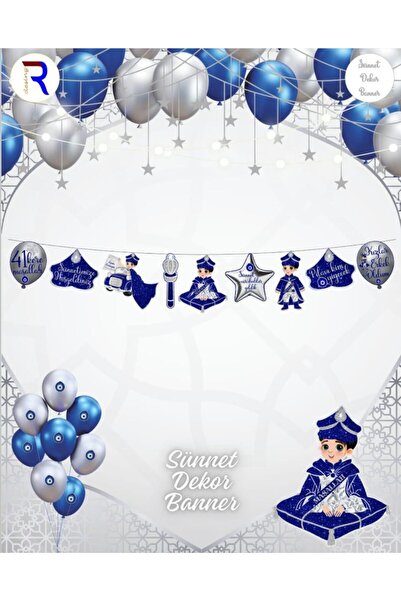 Cadde Süs Sünnet Gold Dekor Banner Sarkıt Süs Altın Renk