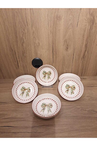 Keramika Ring-Shaped Sauce Dish/Snack Dish 13 cm 6 Pieces Christmas / New Year /