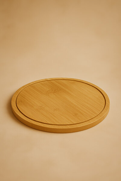 Fhilli Lunin Bamboo Base Transparent Cover Cake Stand Pastry Display and Storage Container Large