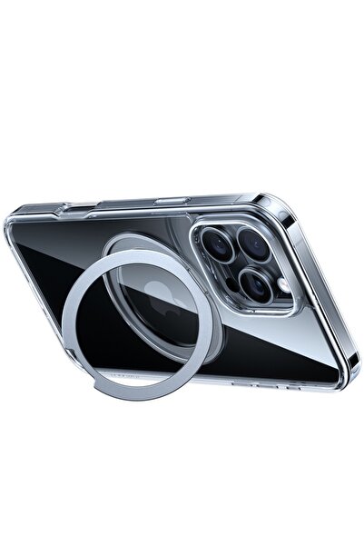 TORRAS Case for iPhone 16 Pro Max, Ostand Pro MagSafe, Transparent