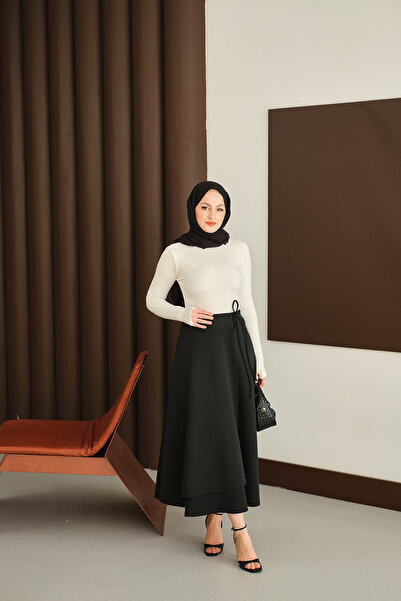 LOCCO Women's Finger-Through Bodysuit White