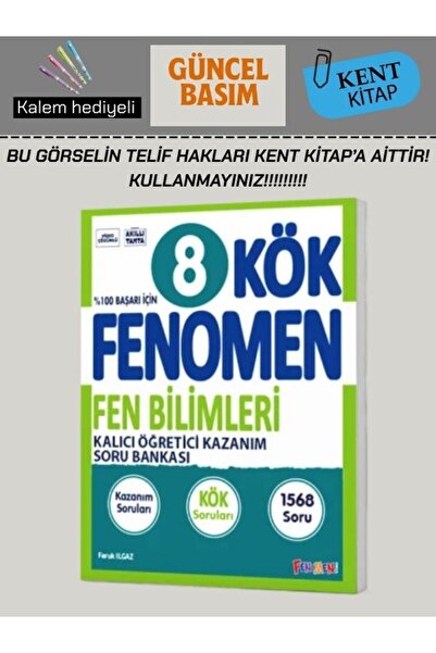 Fenomen Yayıncılık FENOMEN 8 KÖK FEN BİLİMLERİ SORU BANKASI
