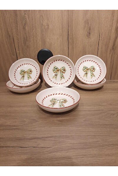 Keramika Ring-Shaped Sauce Dish/Snack Dish 13 cm 6 Pieces Christmas / New Year /
