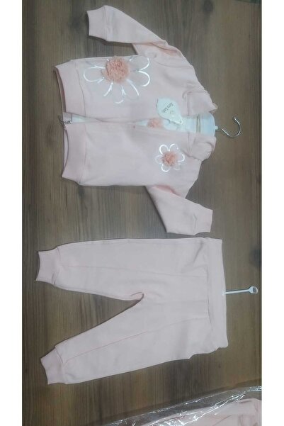 Uslukids Zippered Hooded Embroidered 3-Piece Boys' Tracksuit New Season