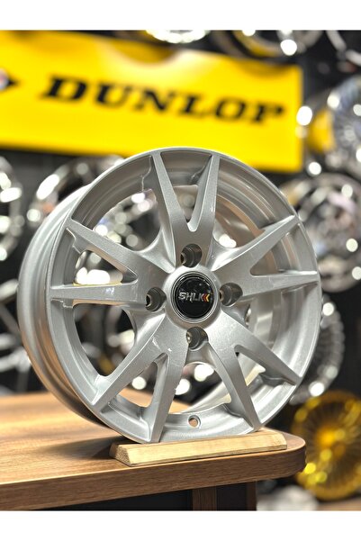 SHLK 4x100 13″ İthal Jant Takımı – 5.5x13 – ET35 – 73.1 – Silver – Tüm 4x100 Araçlara Uyumlu