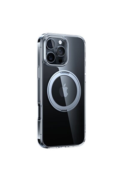 TORRAS Case for iPhone 16 Pro Max, Ostand Pro MagSafe, Transparent