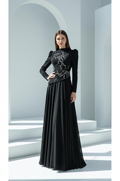 YuSeM Queen Abiye Siyah