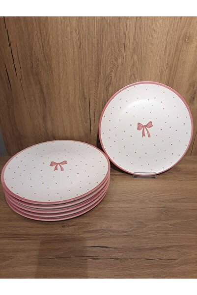 Keramika Serving Plate 26 cm 6 Pieces Patterned