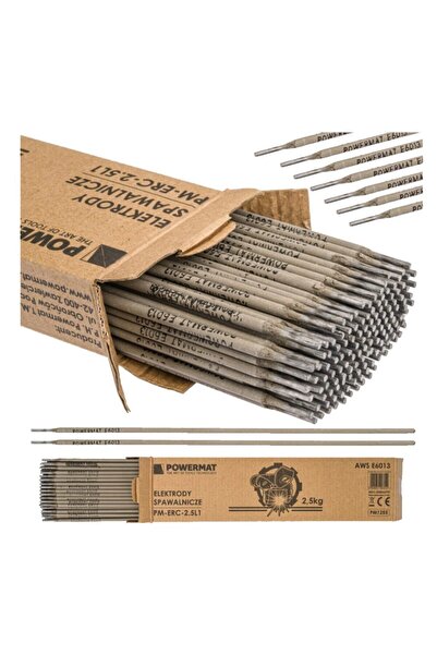 Powermat Pachet electrozi pentru sudura rutilici, 2,5 Kg, 2,5 mm x 300 mm,