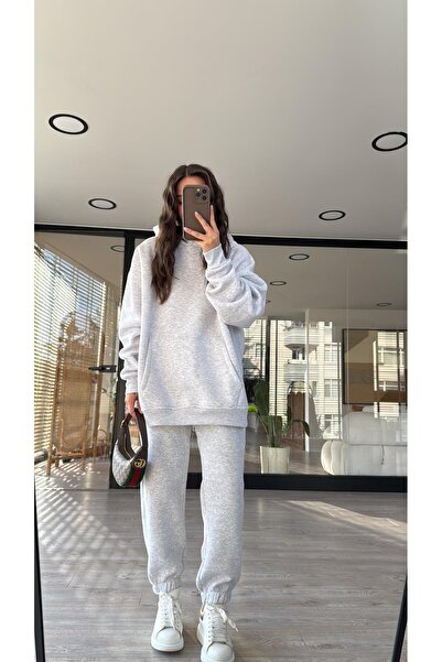 YAKAMEL Women's 3-Ply Sharded Premium Tracksuit Set