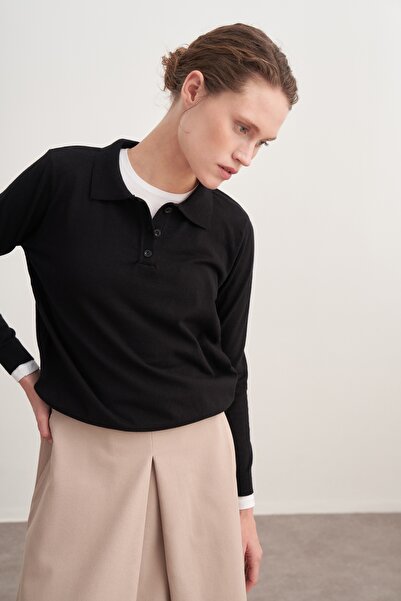 EBU Prive Women's Gabardine Pilikaşe Skirt Beige