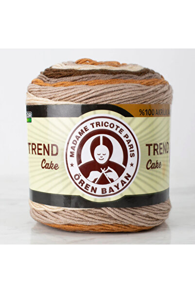 Ören Bayan Trend Cake Batik 200 Gr Ebruli El Örgü İpi - 624