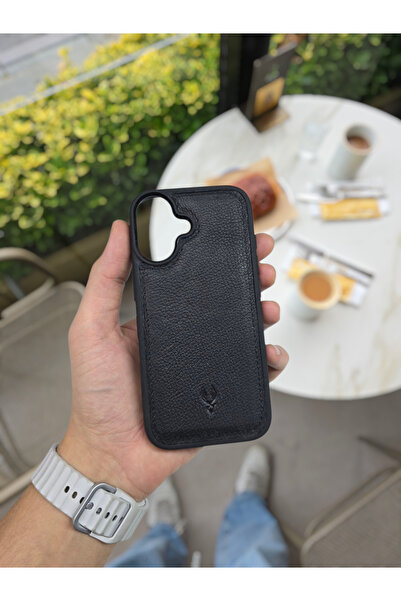 Visso leather İphone 17 Model Tam Uyumlu Hakiki Deri Kişiye Özel İsimli Telef...