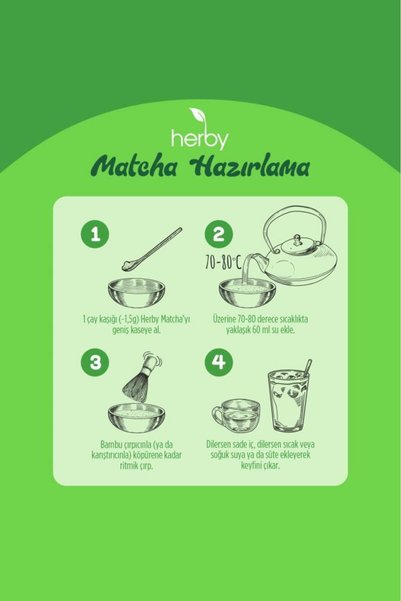 Herby Premium Matcha 4-Pack Trial Pack