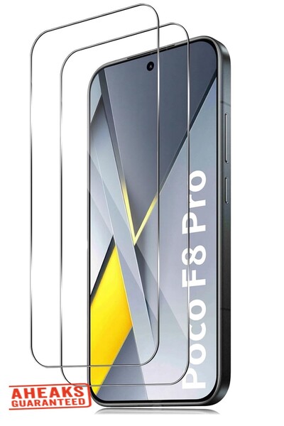 aheaks Poco F8 Pro Nano Cam Ekran Koruyucu HD Şeffaf Film Çizilmez Düşmeye Ka...