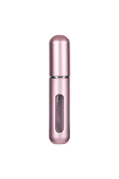 OEM Refillable Perfume Atomizer Bottle, 5 ml, Portable Travel Size, Rose Aluminum