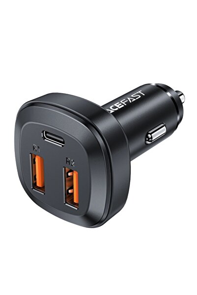 Acefast Încărcător auto 66W, 2x USB + 1x Tip-C, încărcare rapidă, PD3.0, QC4+...