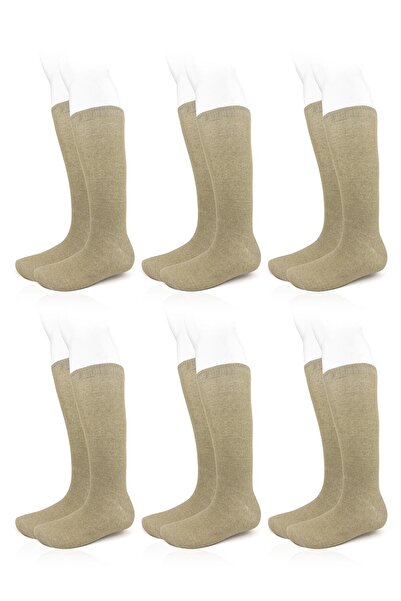 Line Smart 6-Pack Men's Cotton Towel Soft Quality Breathable Long Socks