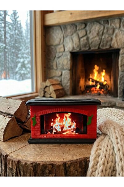 FlashForge 🔥   3D Printing Fireplace Phone Stand (Red/Green/Blue). Decorativ...