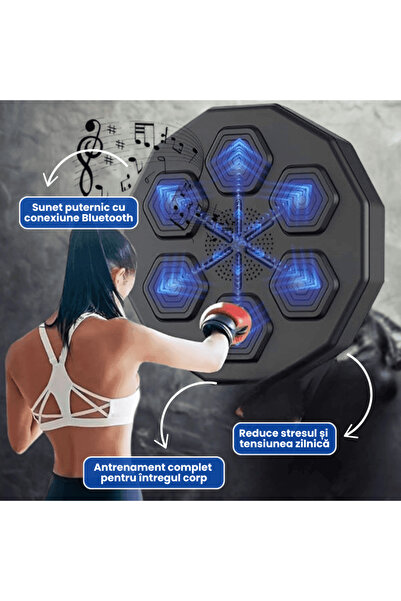 OferteTop Boxing Machine for Workouts and Home with Bluetooth Speaker