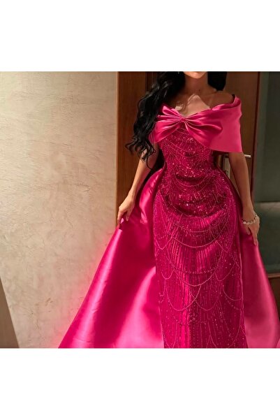 Joji taffeta evening dress