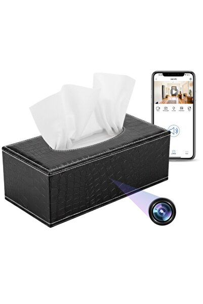 iUni Mini Camera IP73, Napkin Holder, Wi-Fi, Full HD, MicroSD Card Slot, Live View on Phone