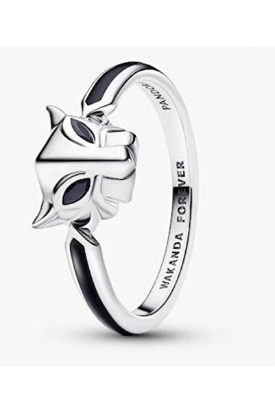 Pandora Marvel Wakanda Forever Black Panther Ring in 925 Silver - 54