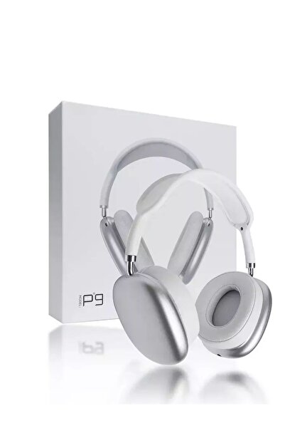 DARKOM P9 Bluetooth Kulaklık Kulak Üstü Kulaklık Extra Bass Gri