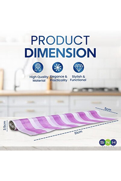 SNH Packing 3 Pack Sufra Roll Anti-Bacterial HDPE Disposable Table Sheet, 0.5 kg, Assorted Colors, P