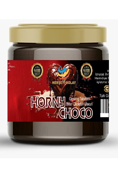 Herşeyi Kolay Horny Choco Ginsengli Macun 240gr Atom Bitkisel Macunu Horny