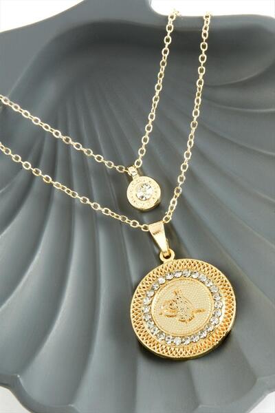 ZERO LAND MTXDPN توجرا الموسم الجديد (173116) قلادة مزدوجة - أصفر