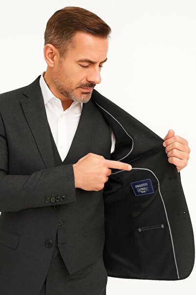 Presto Men's Slimfit Vest Set Suit 793-001