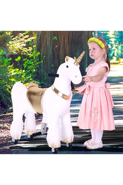 Gidygo ركوب يونيكورن الذهبي توبي للأطفال