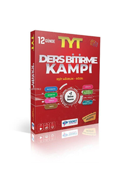 Yanıt Yayınları TYT Ders Bitirme Kampı Eşit Ağırlık-Sözel
